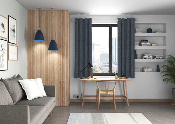 Rya, Sapphire - Made to Measure Curtains - Image 5
